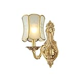 DYBLING Creative European Children'S Lamp Simple Modern Retro Led Copper Sh26-2B Outdoor Indoor Wall Lights Lamp