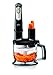 Braun MQ70BK Multiquick Hand Blender 6-Cup Food Processor Attachment, Black