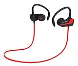 soundPEATS(サウンドピーツ) Q9 Bluetooth ワイヤレスイヤホン ヘッドホン (ブラック/レッド)