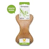 Benebone Dental Dog Chew Toy for Aggressive Chewers, Long Lasting, Made in USA, Medium, Real Chicken Flavor