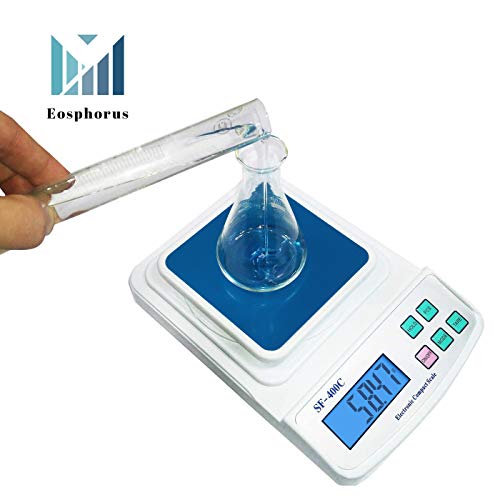 600 g (21 oz) / 0.01 g Digital LCD Balance School Scale Lab Balance Accuracy Precision with USB AC/DC Adapter