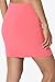 TheMogan Basic Sexy Stretch Knit High Waisted Bodycon Mini Skirt