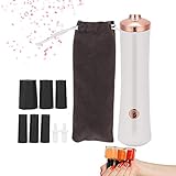 Nail Lacquer Shaker, Portable Electric Liquid Evenly Shaking Machine for Eyelash Glue Nail Polish Tattoo Ink with Nail Art Stickers