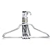 BriaUSA Metal Clothes Hangers 50 Pack Silver Color Galvanized Wire Hangers Length 16 inch Thickness 13 Gauge