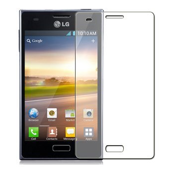 6 x Clear Screen Protectors for LG E610 Optimus L5 - Anti-Scratch LCD Guards Display Savers