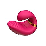 WOWYES G-spot Vibrator Silicone Finger Vibrator Mini Waterproof & Quiet Clitoral Stimulators Rechargeable Massagers Vibrators for Couples or Women (Pink)