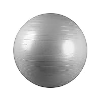 DD-upstep 65cm Exercise Ball, Stability, Balance, Yoga Sports Ball Including Pump and Quick Pump, Exercise Ball Chair Fitness Facilities for Home, Gym - Men & Women (Gray)