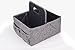 FOLDABLE DIAPER & WIPES CADDY -Nursery Foldable Caddy-Portable Diaper Changing Organizer Portable Diaper Caddy-Huge Space for Bottles, Toys & Wipes. Perfect Baby Shower Gift (GRAY)