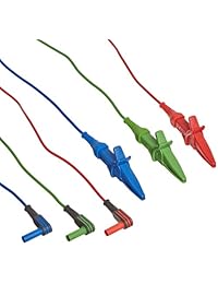 Amprobe tl prm 4 Test Lead Set con Alligator Clip de repuesto para prm 4 secuencia de fase y rotación del motor Tester