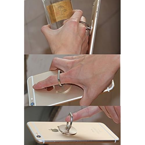 Phone Ring holder ,Cell phone Mount Stand 2 Pieces,Metal Finger Grip Stand Holder Ring,Car Mount for iPhone 6/6s/6s plus/7/7plus, Samsung Galaxy S7 edge HTC Nokia Smartphones Tablet Cell Phones & Accessories, Accessories, Car Accessories, Car Cradles & Mounts