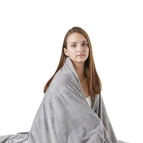 Degrees of Comfort 10 Pounds Weighted Blanket Throw for Counch, Small Anti Anxiety Blankets for