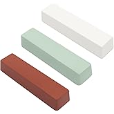 SCOTTCHEN Buffing Polishing Cutting Compounds 11.9 Oz. Kit - Green Fine/White Medium/Brown Coarse - 3 PCS