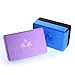 Yoga Block - High Density EVA Foam Bi-Color Exercise Block - Instantly Support and Improve Your Poses and Flexibility - Lightweight Versatile Fitness and Balance Odor Free Brick
