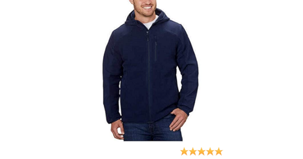 reebok men's huron softshell jacket