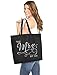 Bride Gift Bag - Crystal Rhinestone The Mrs. Est. 2025 Rhinestone Modern Canvas Tote Bag - Honeymoon Beach Bag - Black Tote(Mod 2025 RS) Blk