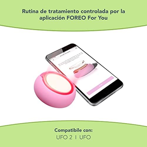 UFO Green Tea, máscara facial ativa para pele oleosa com imperfeições, pack de 6, purificante e antioxidante, com chá verde e extrato de ulmus, livre de crueldade, compatível com UFO 2 e UFO