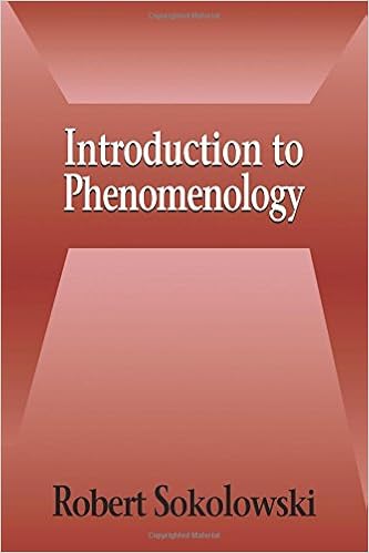 introduction to phenomenology sokolowski