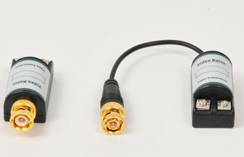 VideoSecu One Pair Passive Video Balun Video Signal Transceiver 1EM