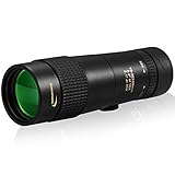 Aurosports 10-30x40 Zoom Monocular with BAK4 Prism Dual Focus High Power Compact Waterproof Telescope Fit for Hiking Hunting Camping Bird Watching Best Gifts for Men