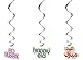 Happy Eid Font Swirl Decoration for Eid and Other Muslim Holidays (6 pack)