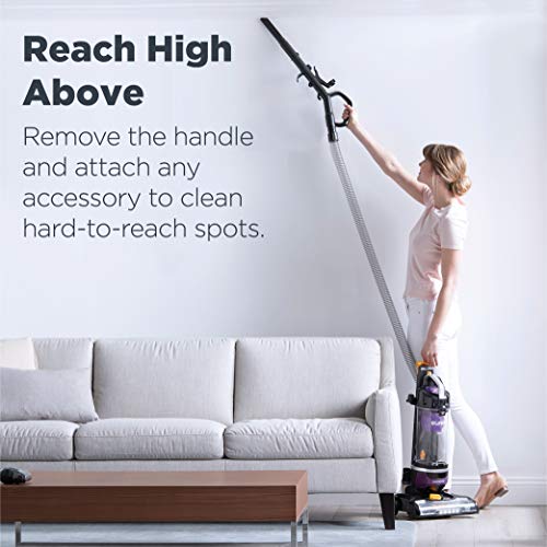 Eureka PowerSpeed Lightweight Bagless Upright Vacuum Cleaner with Pet Turbo Brush, for Carpet