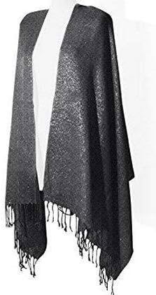 Amazon ラメ入り 柔らか 大判 ショール ストール ベージュ ブラック 結婚式 パーティー フォーマル 黒 ストール 通販