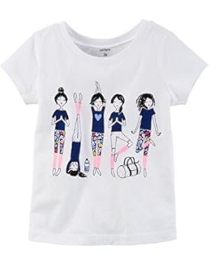 Baby Girls Yoga Graphic Tee ,6 months
