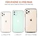 for iPhone 11 Pro Max Case, Matone Crystal Clear Slim Protective Cover with Reinforced Corner Bumpers, Flexible Soft TPU Cases Compatible with Apple iPhone 11 Pro Max (2019) 6.5-Inch