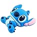 PORTWORLD 32GB USB 3.0 Flash Drive Memory Stick with Keychain Cute Cartoon Stitch Blue