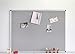 4 THOUGHT Fabric Bulletin Board 36 x 24 Inches Wall Mounted with Silver Aluminium Frame Message Memo Pin Board for Display and Organize Office or Classroom, 3 x 2 Feet, 10 Push Pins Included, Gray