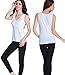 CAKYE Women Nursing Tank Top Camisole Sleep Bra For Maternity / Breastfeeding (Medium: Fits for Weight 120-145 lb, Black + Pink Dot + White (3pcs))