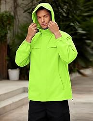 COOFANDY Men's Rain Jacket Waterproof Lightweight
