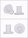 Aohaolee Transparent 6 pairs high heel protectors heel stoppers with 2 Small, 2 Medium and 2 Large Size
