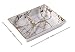 Nordic Golden Striped Marble Plate - Ceramic Jewelry Tray, Ring Holder, Bracelets Plate, Dessert Dish - Perfect for Holding Small Jewelries, Rings, Necklaces, Earrings, Bracelets, Cosmetics, etc.
