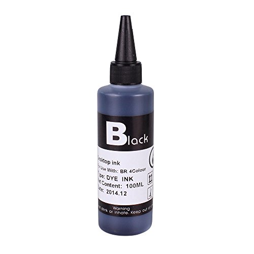 JetSir Four Colors Dye Ink Standard 100 ml Refill Ink Kit High Yield Refill Kit for Brother Printer
