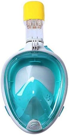 Gusrylia GoPro Compatible full face snorkel mask-180°View vison Innovative Dive Mask Anti Fog And Easy to use