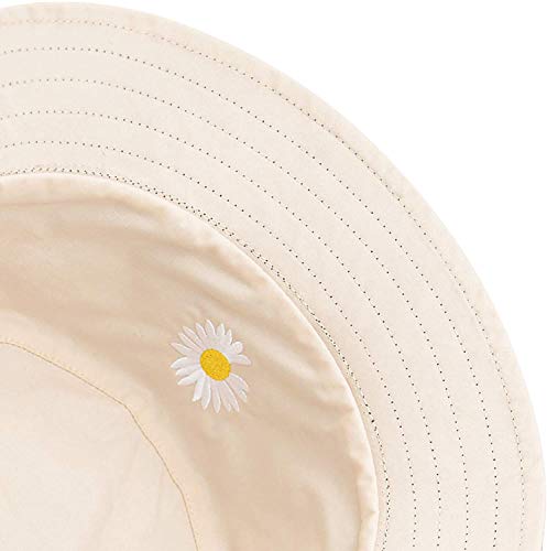 LEIDAI Niedlicher Eimer Hut Strand Fischerhüte für Frauen, Reversible Doppelseitenabnutzung (Schwarz#2, Baumwolle)