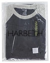 HARBETH Men's Casual Vintage Slim Fit Long Sleeve