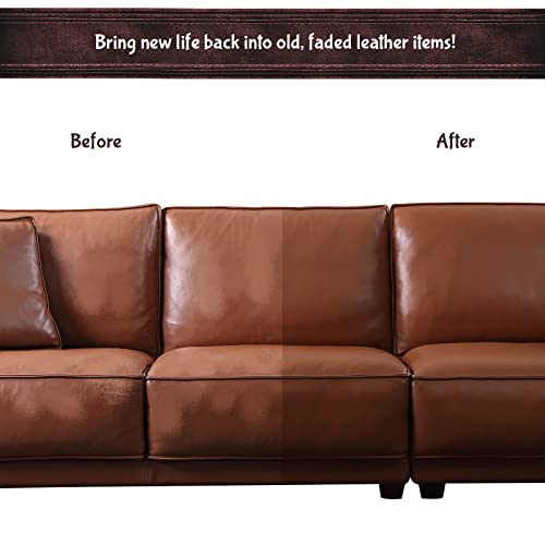 NADAMOO Leather Recoloring Balm Light Brown 225g / 8 oz, Leather Repair