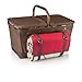 Picnic Time Pioneer Original Design Picnic Basket with Deluxe Service for Two, Moka Collection