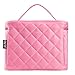 EN'DA professional Big Size Nylon Cosmetic Bags With Quality Zipper Single Layer Travel Makeup Bags For Women(Pink)
