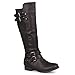 Twisted Women's Chloe Faux Leather Riding High Boot