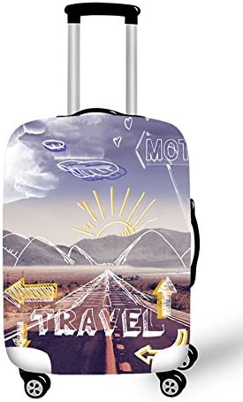 XABL Thicken Durable Travel Suitcase Luggage Protective Cover - Only Cover (S ( Fit 18-22 Inch Luggage), M5167K1)
