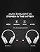 Bluedio T2s Bluetooth Headphones On Ear with Mic, 57mm Driver Rotary Folding Wireless Headset, Wired and Wireless Headphones for Cell Phone/TV/PC, 40 Hours Play Time (White)thumb 2