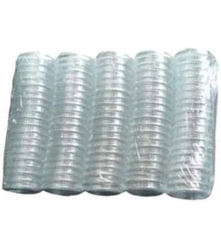Lot de 50 tasses à dessert rondes en plastique transparent avec couvercles en forme de dôme et Lot de 50 tasses à dessert rondes en plastique transparent avec couvercles en forme de dôme et