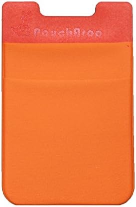 Dreamtex Home Poucharoo Stick-On Wallet for Smartphone (3 Pack), Orange