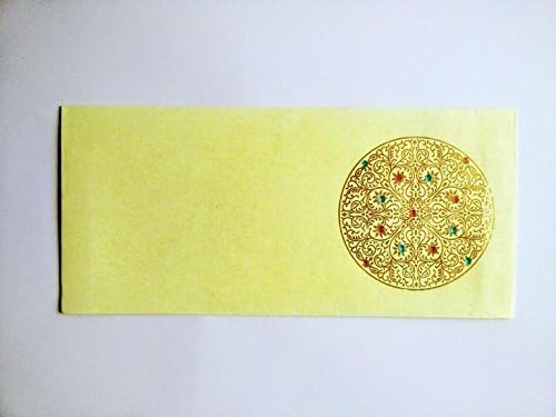 Sarvam Fancy Cash Envelopes, Pack of 10 Fancy Cash Envelopes for Auspicious Occasions Diwali Birthday Wedding Anniversary Designer Envelopes