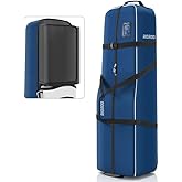 RIOROO Golf Travel Bags for Airlines with Wheels, Soft-Sided 900D Oxford Cover, Padded Club Protection, Universal Fit Golf Gifts for Men and Women