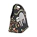 InterestPrint Insulated Lunch Tote Bag Cute Baby Sloth Reusable Neoprene Cooler, Follow Your Dream Quote Portable Lunchbox Handbag for Men Women Adult Kids Boys Girls