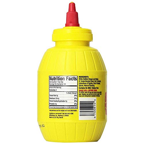 Plochman's Original Mild Classic Yellow Mustard, Classic Signature Zip
